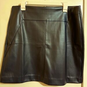 Ann Taylor leather skirt